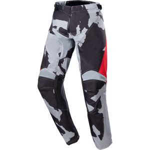 Pantalon Cross Enfant Alpinestars Racer Tactical Cast Gris Camouflage-Mars Rouge - - Publicité