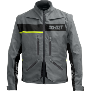 Shot Race Gear Veste Enduro Shot Contact Assault 2.0 Gris-Jaune Neon -