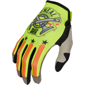 ONeal Gants Cross ONeal MAYHEM PISTON V23 Jaune Neon Noir Rouge 