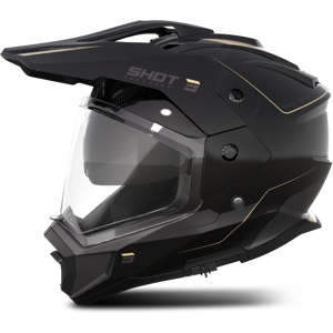 Shot Race Gear Casque Adventure Shot Trek Rally Noir-Sable Brillant -