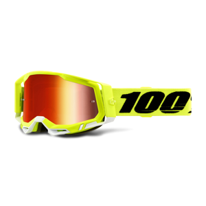 Masque Cross 100 Racecraft 2 Jaune 