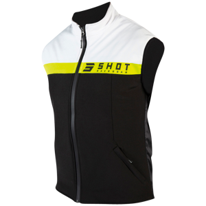 Shot Race Gear Gilet Shot Bodywarmer Team Noir-Jaune Neon -