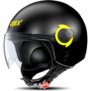 Casque Jet Grex G3.1E Couple Noir Jaune -