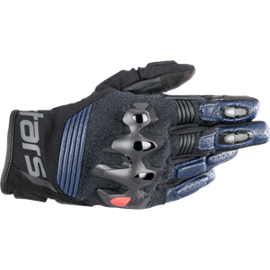 Gants Moto Alpinestars Halo Bleu Fonce Noir 