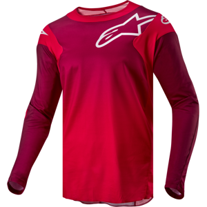 Maillot Cross Alpinestars Racer Hoen Mars Rouge-Bordeaux - - Publicité