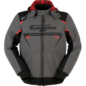 Blouson Moto Furygan Sektor Roadster Gris-Noir-Rouge -