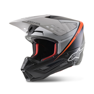 Casque Cross Alpinestars SM5 Rayon Gris-Noir -