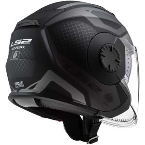 Ls2 Of570 Verso Open Face Helmet Noir,Gris XS - Publicité