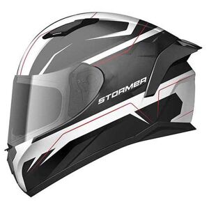 Zs-601 Star Full Face Helmet Blanc,Noir XL