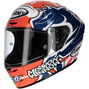 Sr-gp Dovizioso 2019 Replica Full Face Helmet Orange,Bleu S