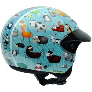 Nzi Single Junior Open Face Helmet Bleu L - Publicité