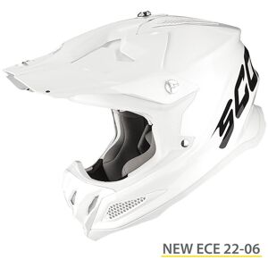 Scorpion Vx-22 Air Solid Off-road Helmet Blanc M - Publicité