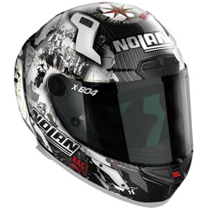 Nolan X-804 Rs Ultra Carbon Checa Full Face Helmet Noir M