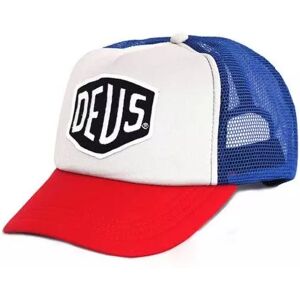 Casquette Baylands Trucker Bleu/Rouge - Deus Ex Machina