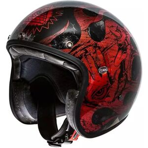 Casque Moto Jet Le Petit Bd Red Chromed - Premier