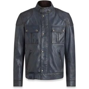 Blouson Brooklands Cuir Insignia Blue - Belstaff - Publicité