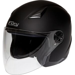 CASQUE JET ANGEL - L - FURY ANGEL - NOIR MAT