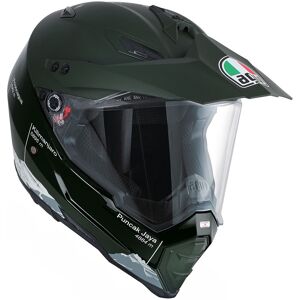 AX-8 Dual Evo Wild Frontier Casque de motocross Vert taille : XS