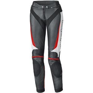 Held Lane II Pantalon en cuir de moto pour dames Noir Blanc Rouge taille : 38 - Publicité