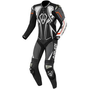 Arlen Ness Conquest Combinaison cuir de moto une piece Noir Blanc taille 48