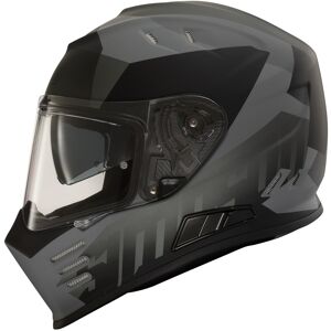 Venom Army Casque de moto Noir Gris taille : XS