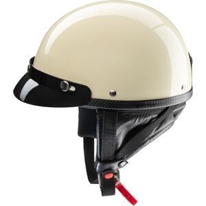 RB-520 Police Casque Jet Blanc Beige taille : L