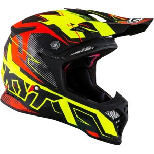 Skyhawk Digger Casque de motocross Jaune Orange taille : S