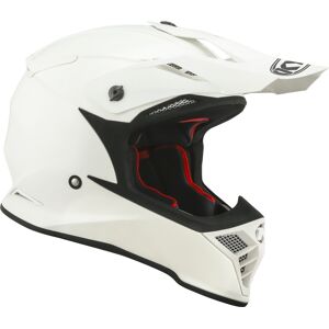 Skyhawk Plain Casque de motocross Blanc taille : XL