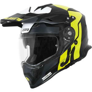 Just1 J34 Pro Tour Casque de motocross Noir Jaune taille : XS - Publicité