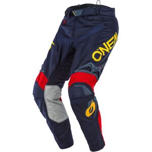Oneal Hardwear Reflexx Pantalon Motocross Bleu Jaune taille : 30