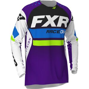 Revo Maillot Motocross Blanc Pourpre taille : S