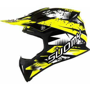 X-Wing Gap Casque Motocross Noir Blanc Jaune taille : XL