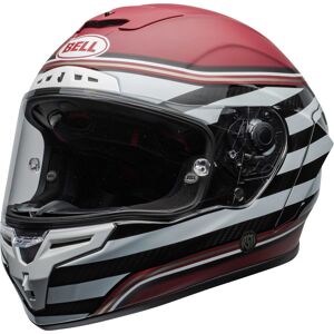 Bell Race Star DLX RSD The Zone Casque Blanc Rouge taille : S