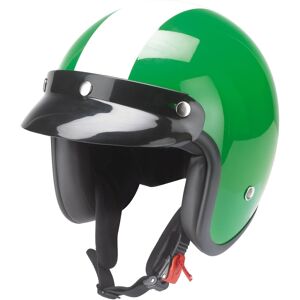 RB-753 Oldtimer Casque Jet Blanc Vert taille : XS