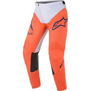 Alpinestars Racer Braap Pantalon Motocross Blanc Orange taille : 32 - Publicité