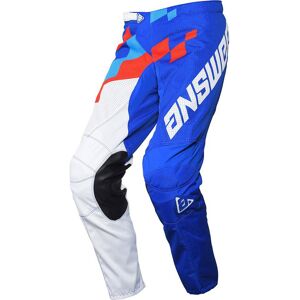 Answer Racing Answer Arkon Korza Pantalon Motocross Blanc Rouge Bleu taille : 32