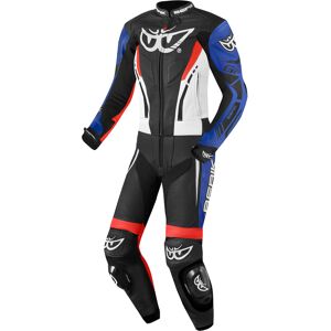 Berik Monza Ladies Deux pièces moto cuir Costume Noir Blanc Rouge Bleu taille : 48 - Publicité