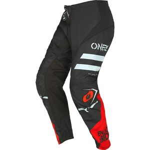 Oneal Element Squadron V.22 Pantalon de motocross Noir Gris Rouge taille : 36 - Publicité