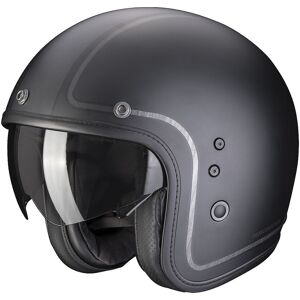 Scorpion Belfast Evo Retrol Casque Jet Noir Gris taille : XS 54 55 - Publicité