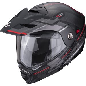 Scorpion Adx-2 Carrera Helmet Unisex Black Red Size: S - Publicité
