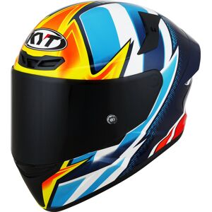 KYT TT Course Tati Replica Casque Bleu Jaune taille XL