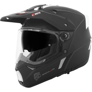 FC-Moto Merkur Pro Straight Casque daenduro Noir Blanc taille : XS