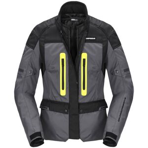 Spidi Traveler 3 H2Out Veste textile de moto pour dames Noir Gris Jaune taille : XL - Publicité