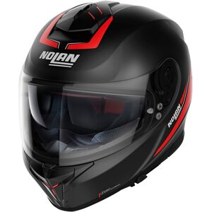 Nolan N80-8 Staple N-Com Casque Noir Rouge taille : XS