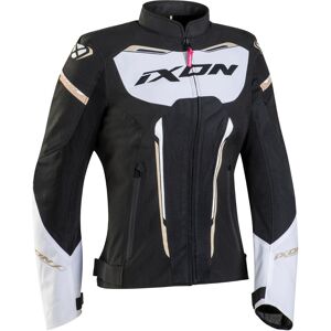 Ixon Striker Air Veste textile de moto pour dames Noir Blanc Or taille : XS - Publicité