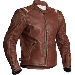 Skalltorp Veste en cuir de moto Brun taille : 50