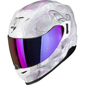Scorpion EXO-520 Evo Air Melrose Casque pour dames Blanc Rose taille : S