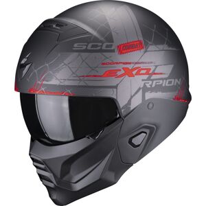 Scorpion EXO-Combat II Xenon Casque Noir Rouge taille : S - Publicité