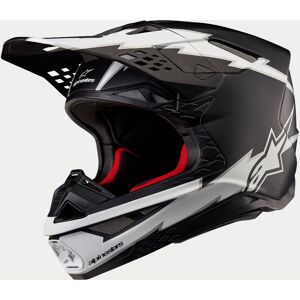 Alpinestars Supertech S-M10 Ampress 2024 Casque de motocross Noir Blanc taille : 2XL - Publicité