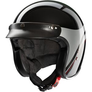 RB-804 Evolution Casque jet Noir Rouge Argent taille : XS